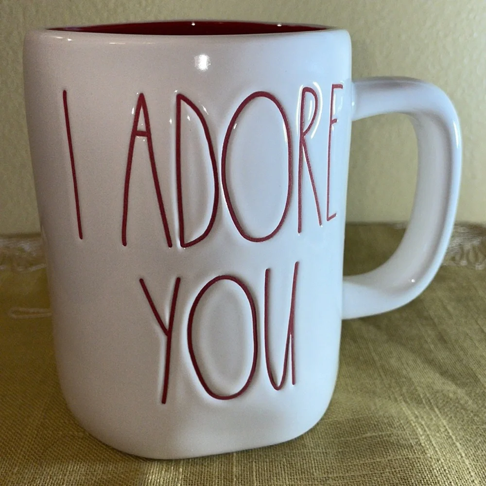 Rae Dunn I Adore You Mug NWOT